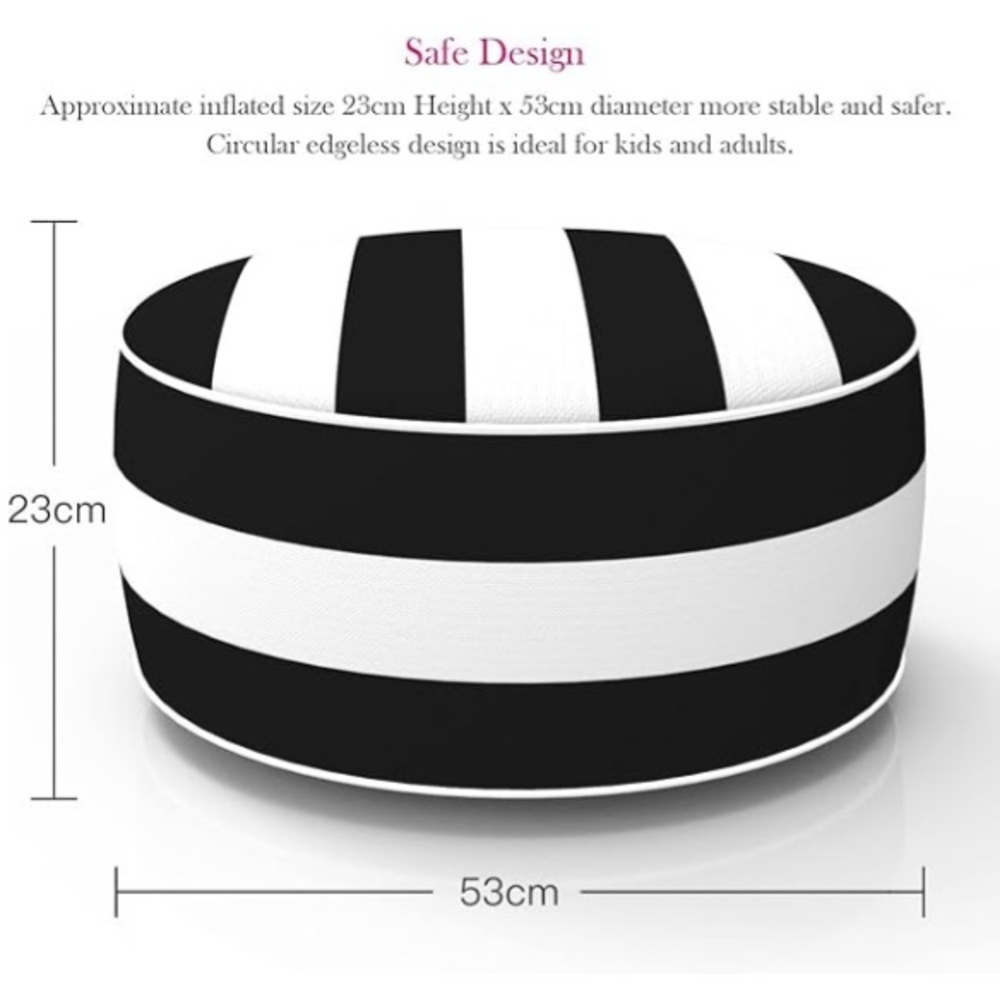Amazon Black and White Striped Handle